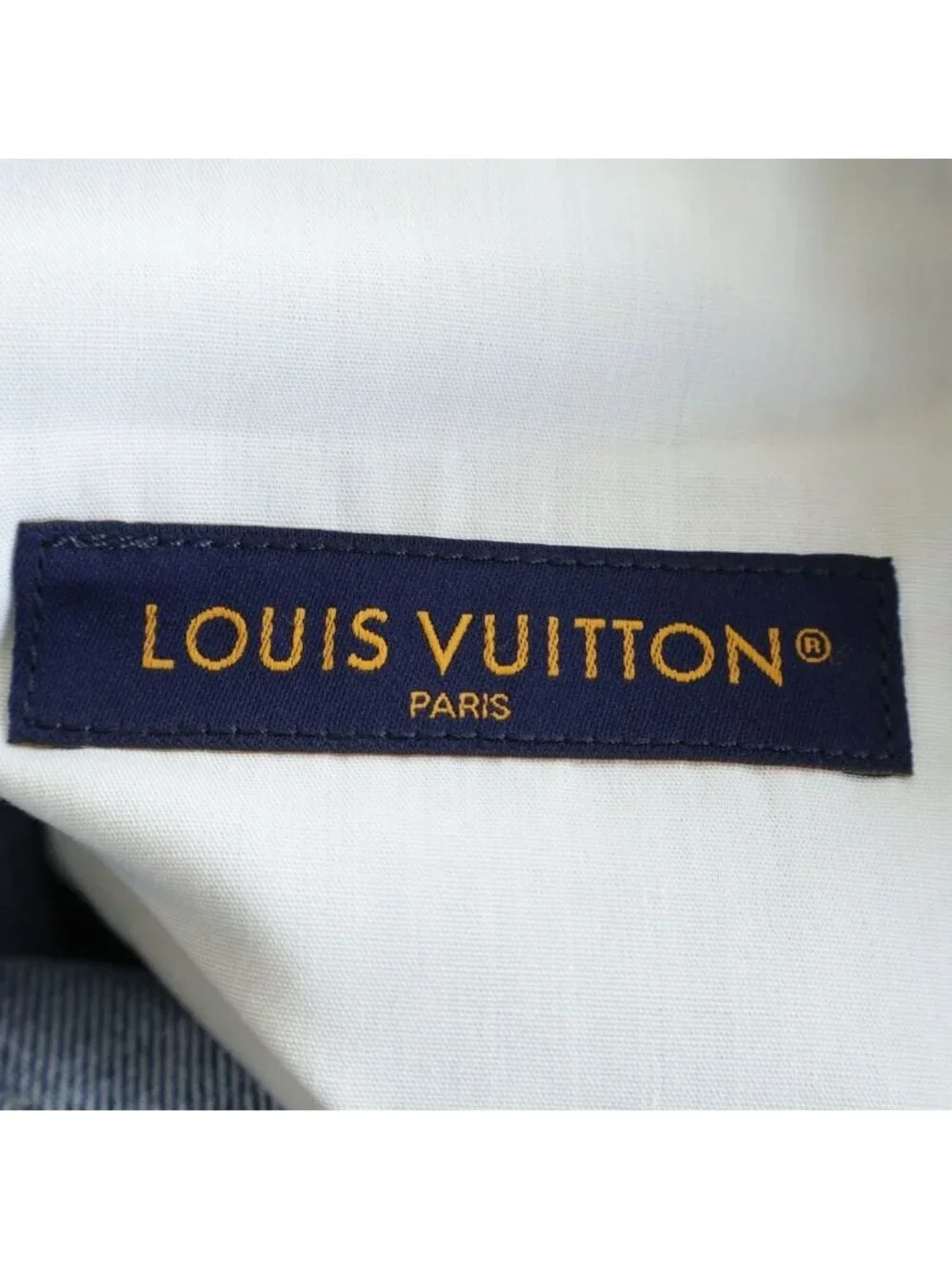 Louis Vuitton Jee Monogram Patchwork Denim Pants Indigo Blue 28